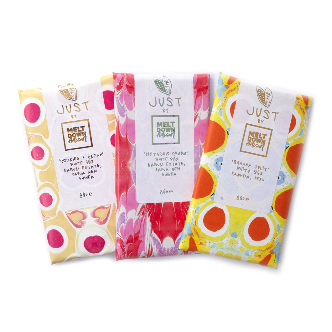 The 'Pick Your Own' Ones - White Chocolate Pack of 3