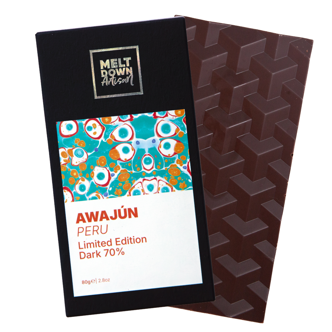 Limited Edition: Peru 'Awajun' Origin 70% Dark Chocolate