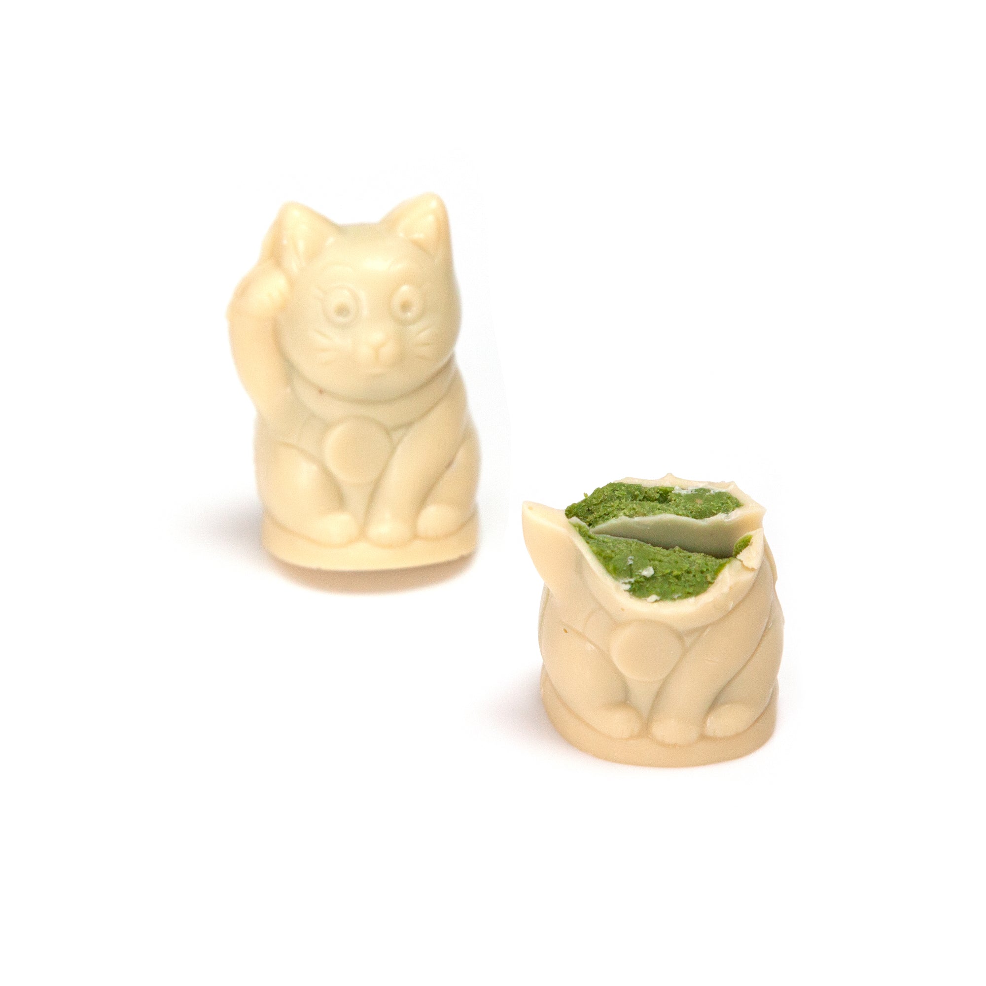 Matcha Cashew Praline Cats