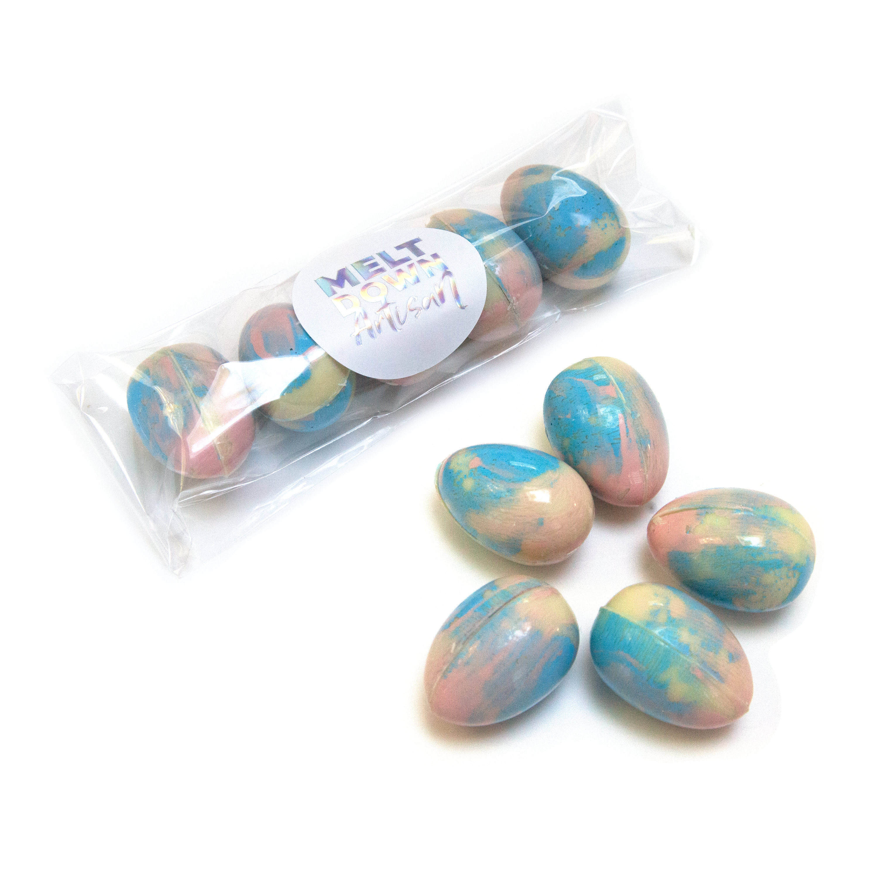 Boysenberry Macadamia Praline Mini Eggs