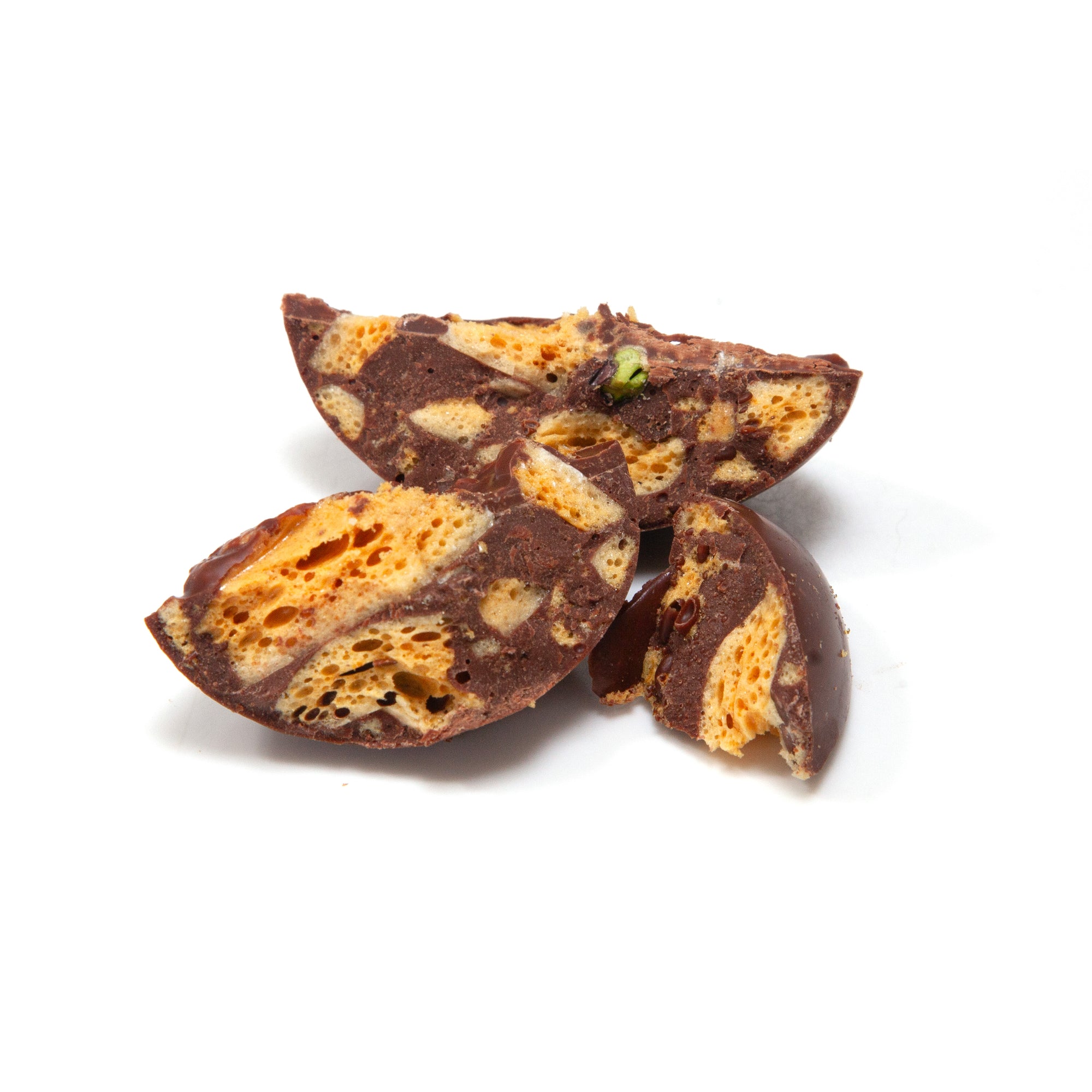 Pistachio and Honeycomb Egg