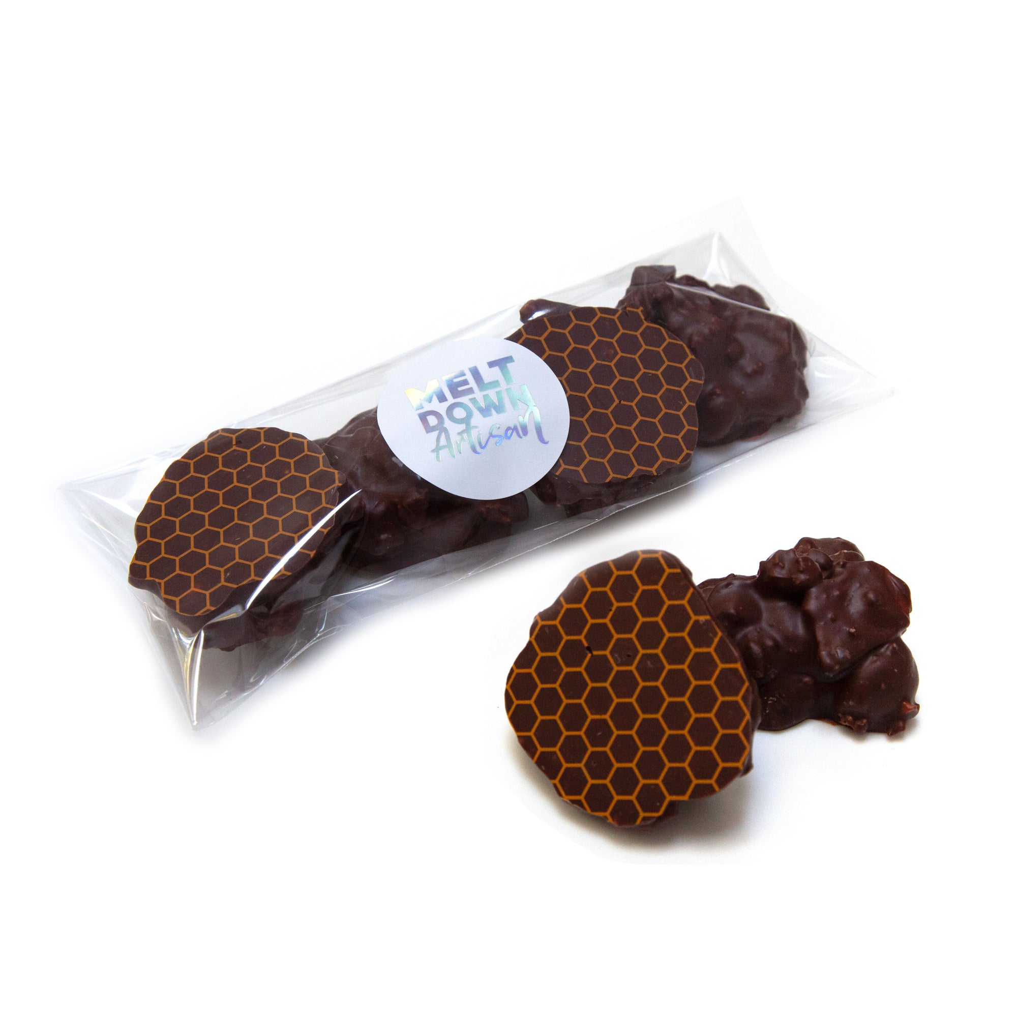 Dark Honeycomb Hazelnut Clusters