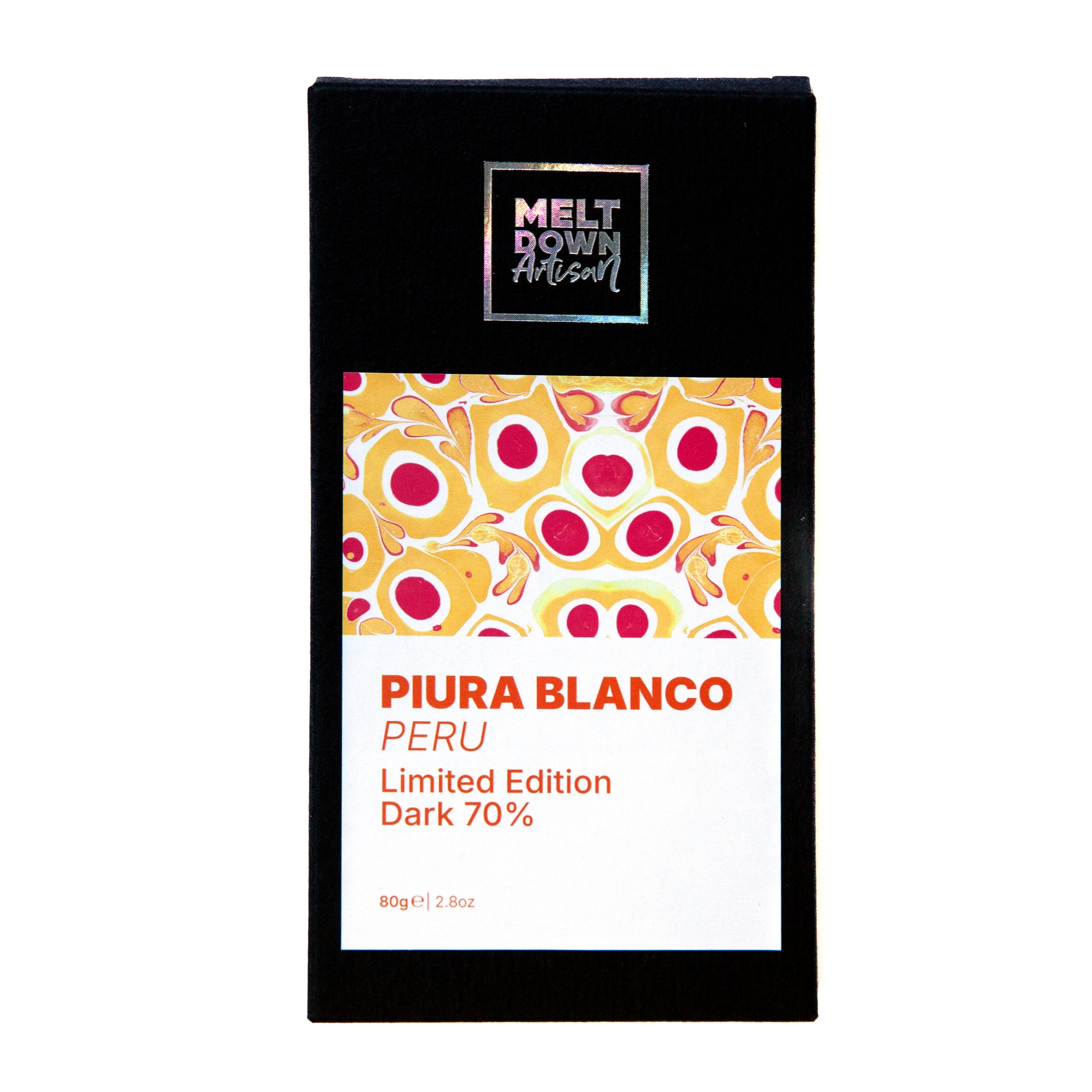 Limited Edition: Peru 'Piura Blanco' Origin 70% Dark Chocolate