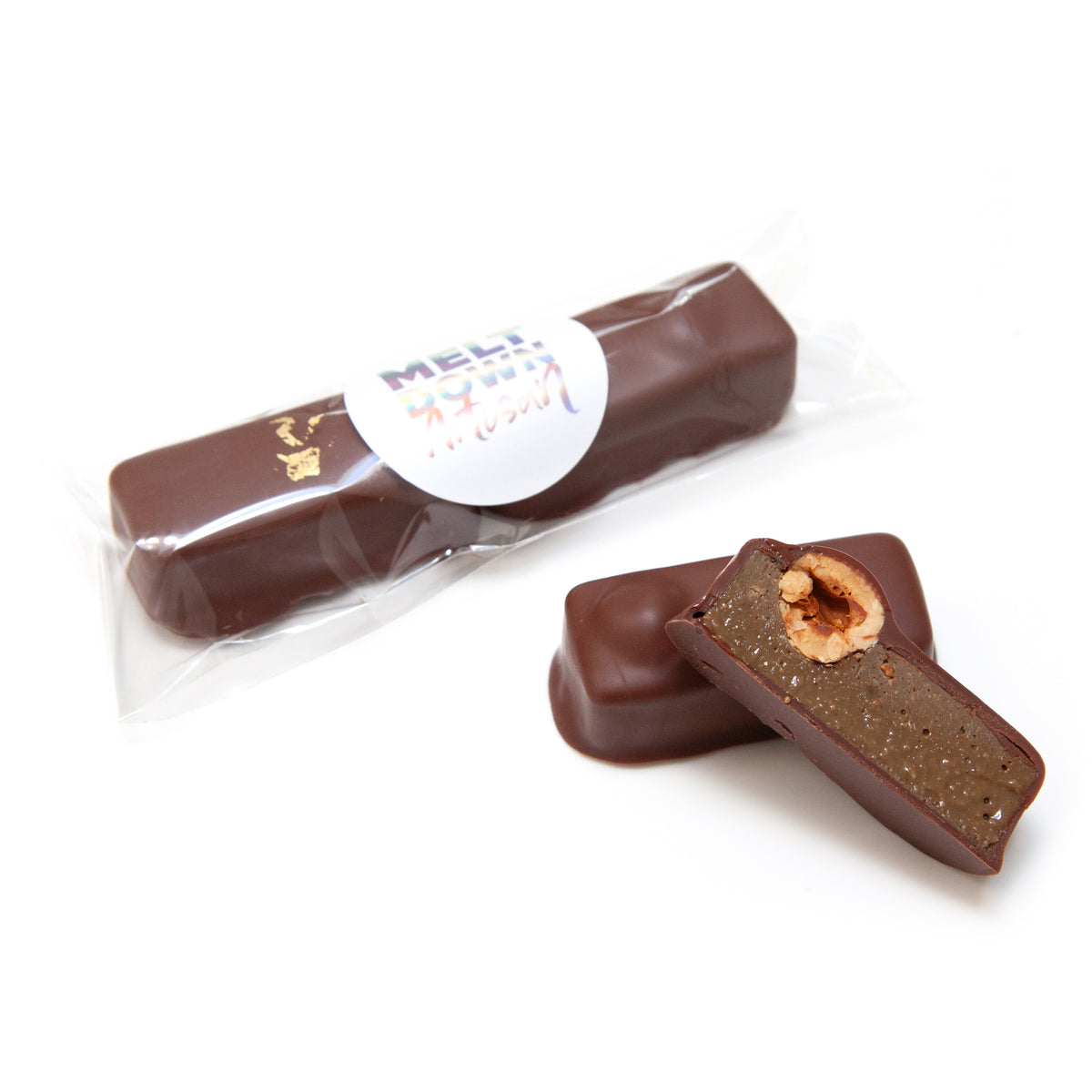 Hazelnut Houjicha Banana Praline Snack Bars