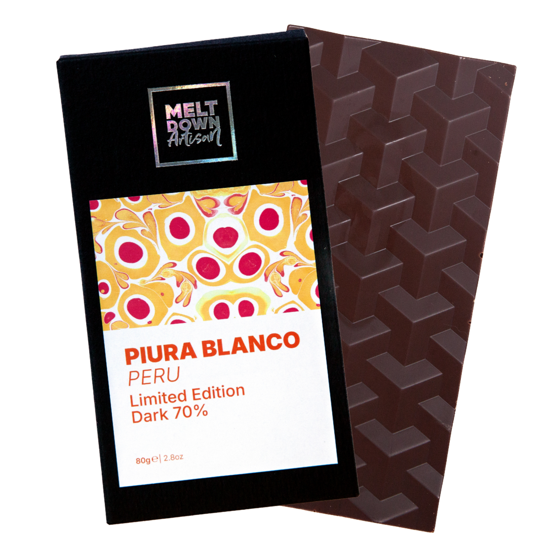 Limited Edition: Peru 'Piura Blanco' Origin 70% Dark Chocolate